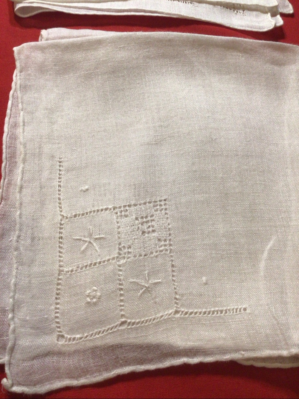 Vintage Lot 12 White Handkerchiefs Hankies Clean - Picture 3 of 8